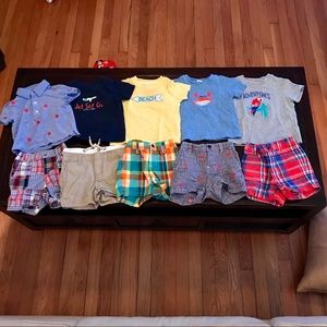 5 Janie & Jack Coordinated Shirt/Short Sets